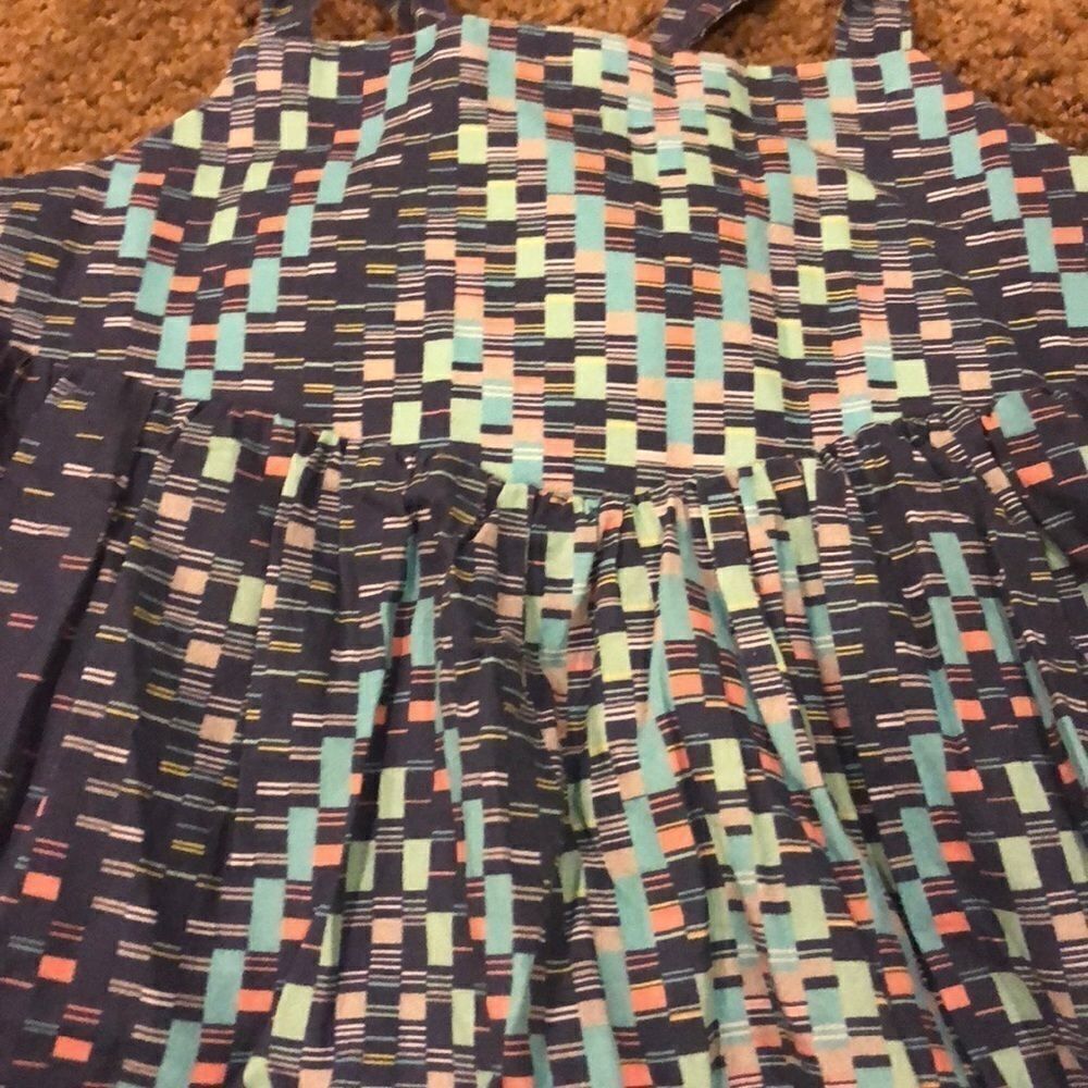 Anthem of the Ants Blue Colored Blocks Sundress - Picture 2 of 6